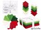 Christmas Fat Quarter Bundle -100% Cotton | Pure Solids | Xmas l Mix Christmas Colors | Quilting & Crafting Soft Fabric | Gift Set